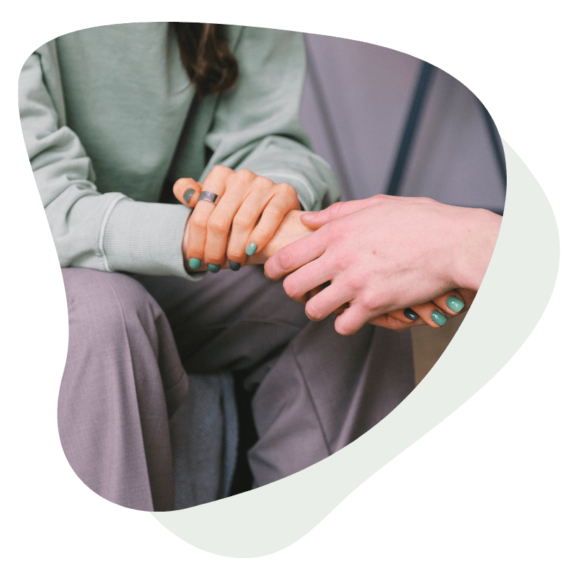 Holding Hands in Support