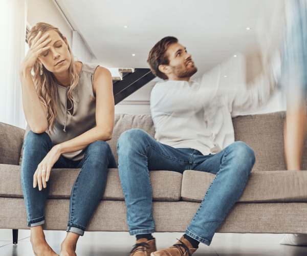 ADHD Couple - frustrated partner